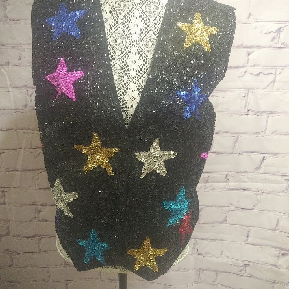 Sequined Vest